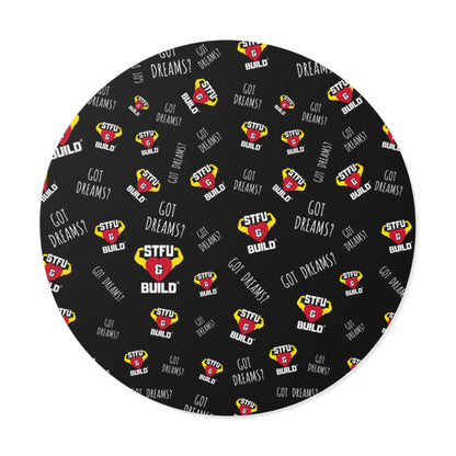 STFU & BUILD® - Classic Collage - Round Vinyl Stickers