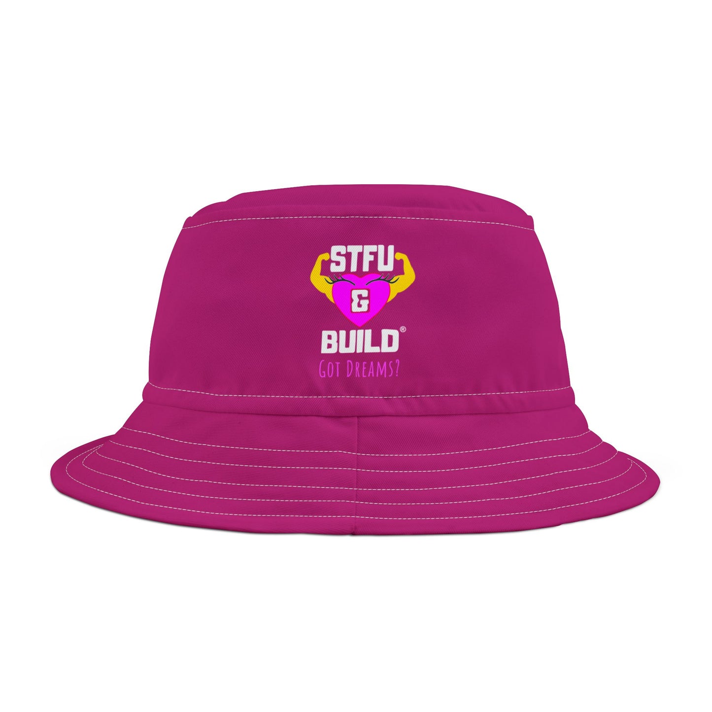STFU & BUILD® | Women’s Empowerment — “Got Dreams?” Bucket Hat