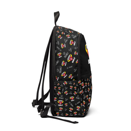STFU & BUILD® - Classic Collage - Unisex Fabric Backpack