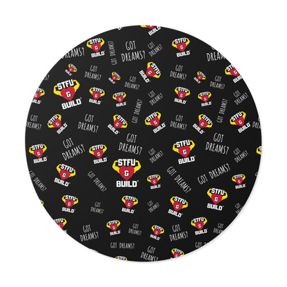 STFU & BUILD® - Classic Collage - Round Vinyl Stickers