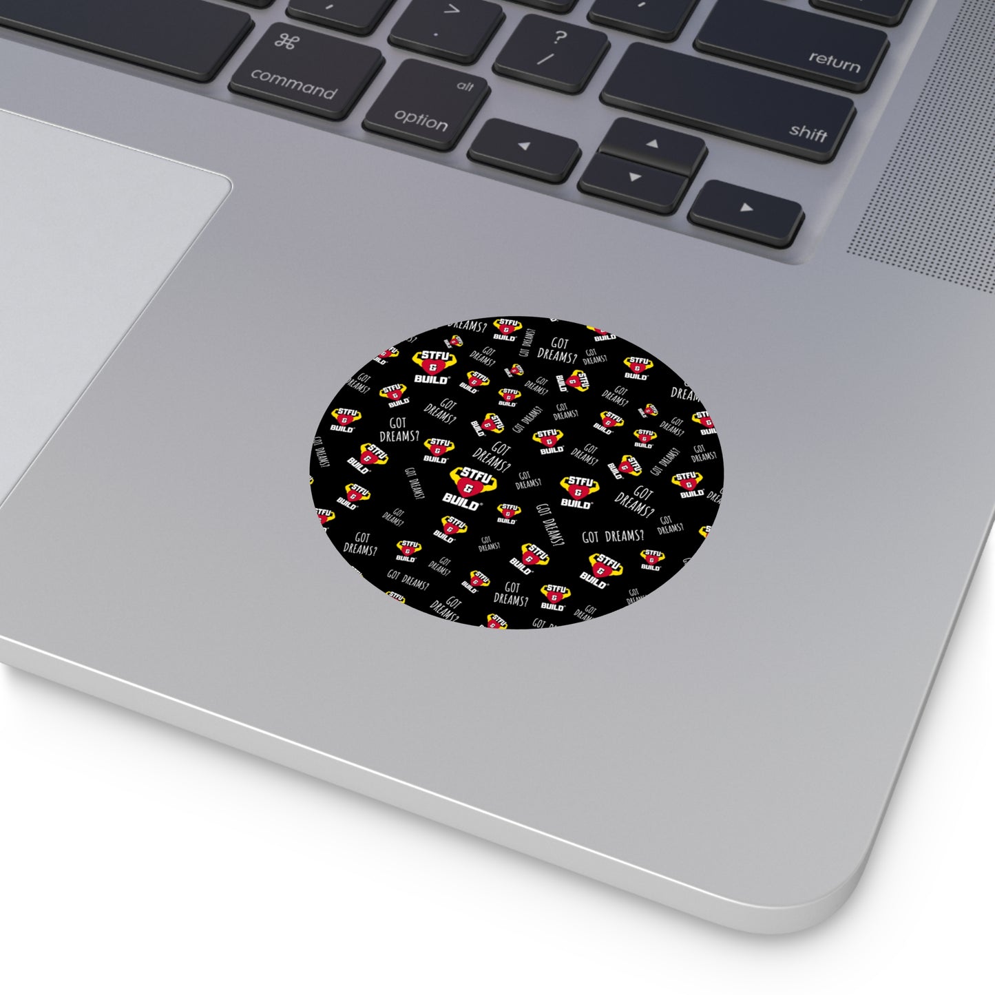 STFU & BUILD® - Classic Collage - Round Vinyl Stickers