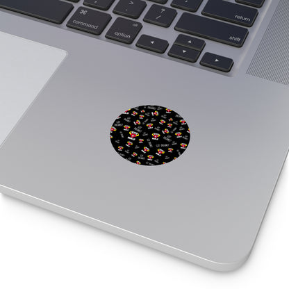 STFU & BUILD® - Classic Collage - Round Vinyl Stickers