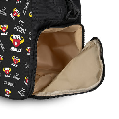 STFU & BUILD® - Grind It Out - Classic Collage - Gym Bag