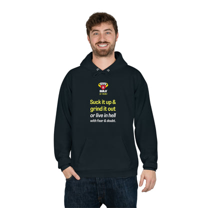 STFU & BUILD® - Suck It Up & Grind It Out- Unisex EcoSmart® Pullover Hoodie Sweatshirt