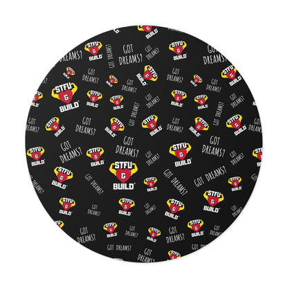STFU & BUILD® - Classic Collage - Round Vinyl Stickers