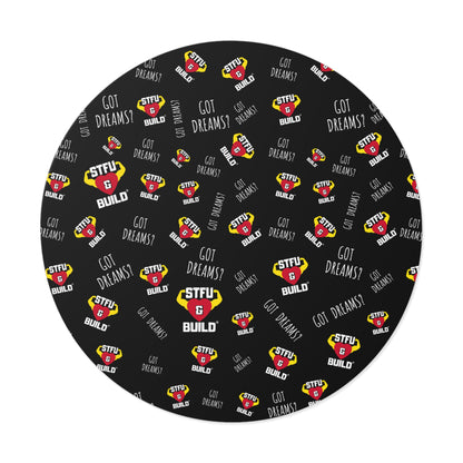 STFU & BUILD® - Classic Collage - Round Vinyl Stickers