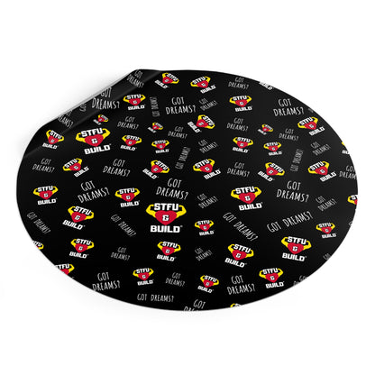 STFU & BUILD® - Classic Collage - Round Vinyl Stickers