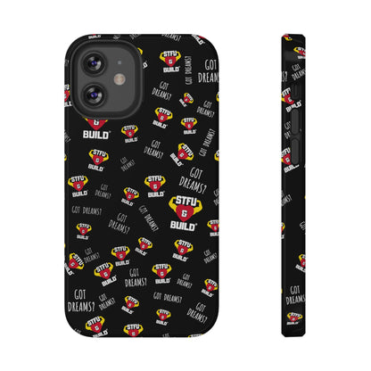 STFU & BUILD® iPhone & Samsung Impact-Resistant Cell Phone Cases - Classic Collage (Various Sizes/Glossy or Matte)