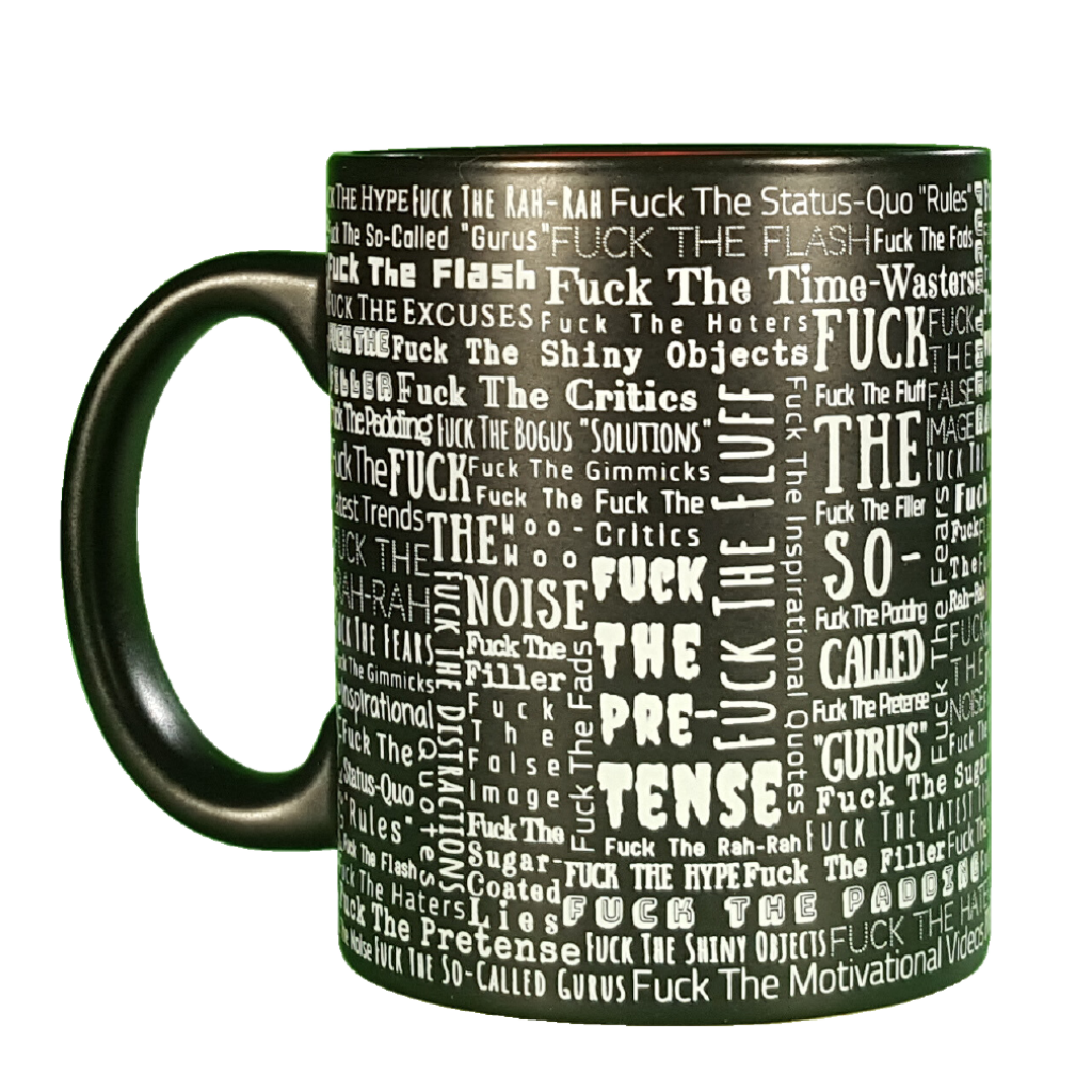 STFU & BUILD® - Classic Logo - High Voltage Results Mug