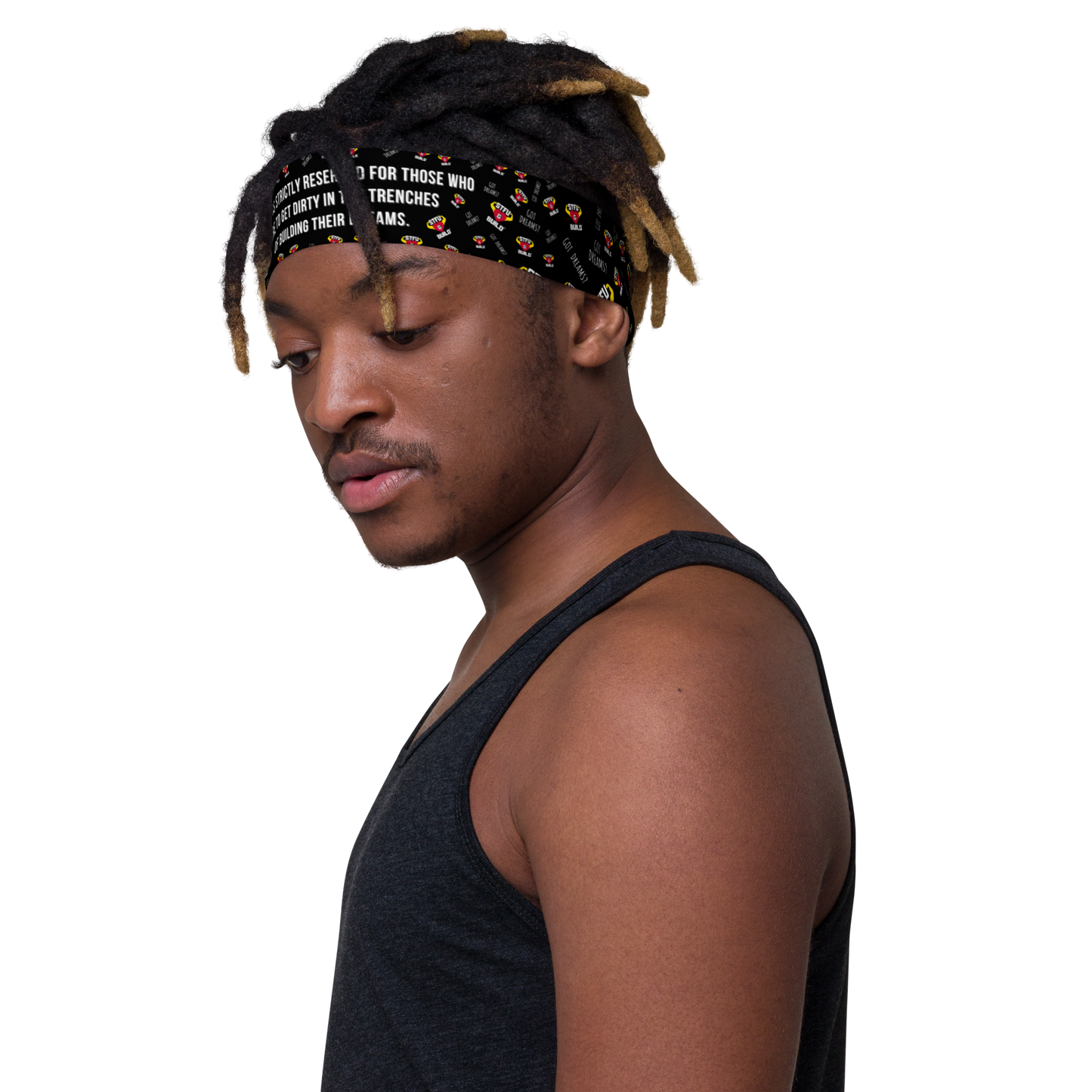 STFU & BUILD® | “Success Is Strictly Reserved — Classic Collage” — Headband