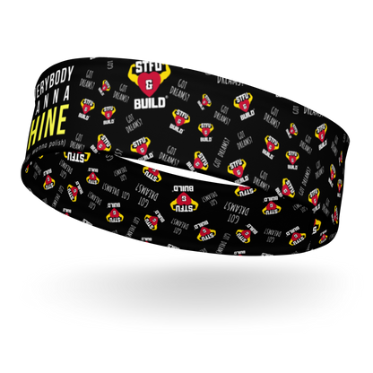 STFU & BUILD® | “Everybody Wanna Shine — Classic Collage” — Headband