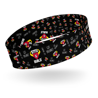 STFU & BUILD® | “Success Is Strictly Reserved — Classic Collage” — Headband
