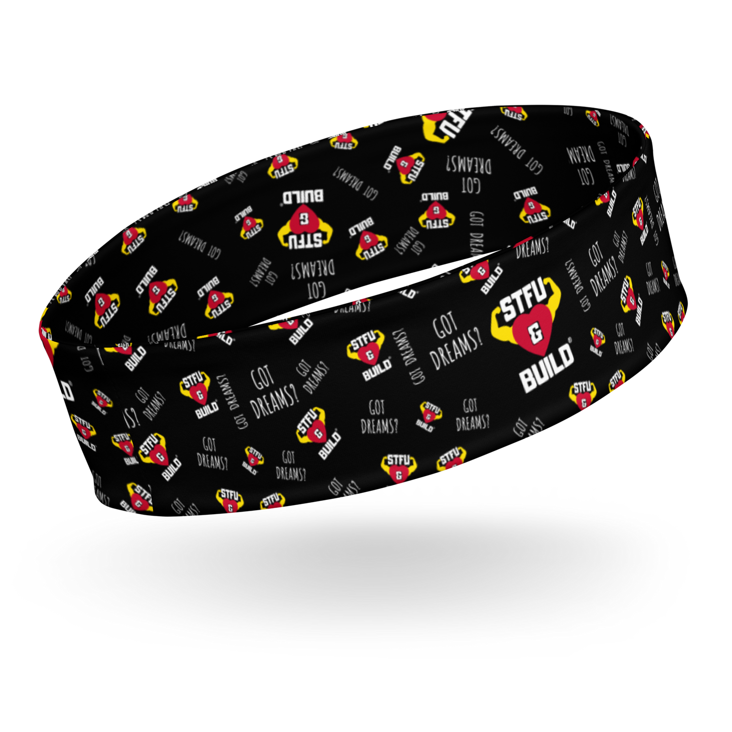 STFU & BUILD® | “Everybody Wanna Shine — Classic Collage” — Headband