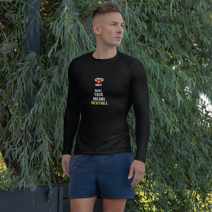 STFU & BUILD® | “Make Your Dreams Inevitable” — Men’s Rash Guard