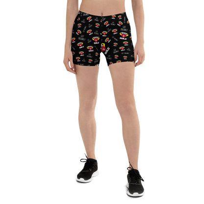 STFU & BUILD® | “Do The Dirty Core Work” — Women’s Performance Shorts