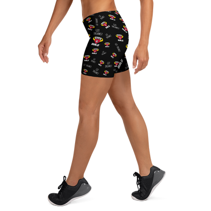 STFU & BUILD® | “Do The Dirty Core Work” — Women’s Performance Shorts