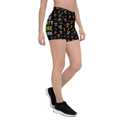 STFU & BUILD® | “Do The Dirty Core Work” — Women’s Performance Shorts