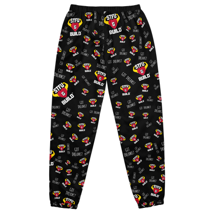 STFU & BUILD® | “Do The Dirty Core Work” — Men's Track Pants