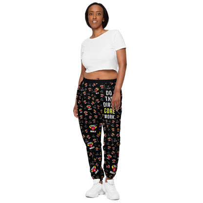 STFU & BUILD® | “Do The Dirty Core Work” — Women's Track Pants