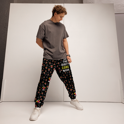 STFU & BUILD® | “Do The Dirty Core Work” — Men's Track Pants