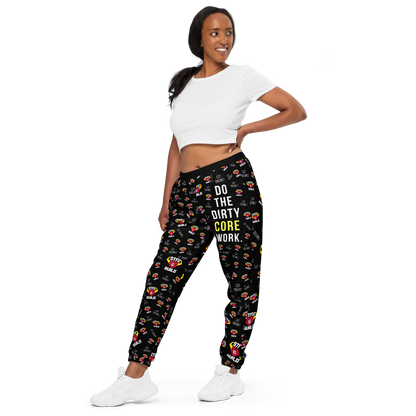 STFU & BUILD® | “Do The Dirty Core Work” — Women's Track Pants