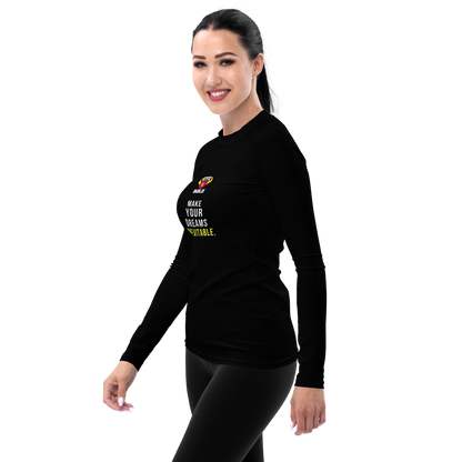 STFU & BUILD® | “Make Your Dreams Inevitable” — Women’s Rash Guard