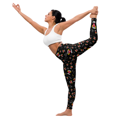 STFU & BUILD® | “Got Dreams? — Classic Collage” — Yoga Leggings