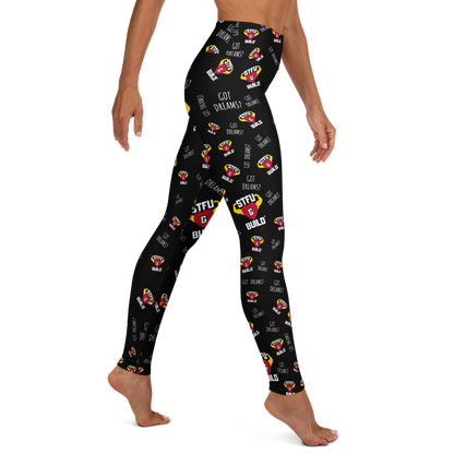 STFU & BUILD® | “Got Dreams? — Classic Collage” — Yoga Leggings