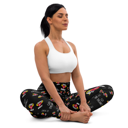 STFU & BUILD® | “Got Dreams? — Classic Collage” — Yoga Leggings