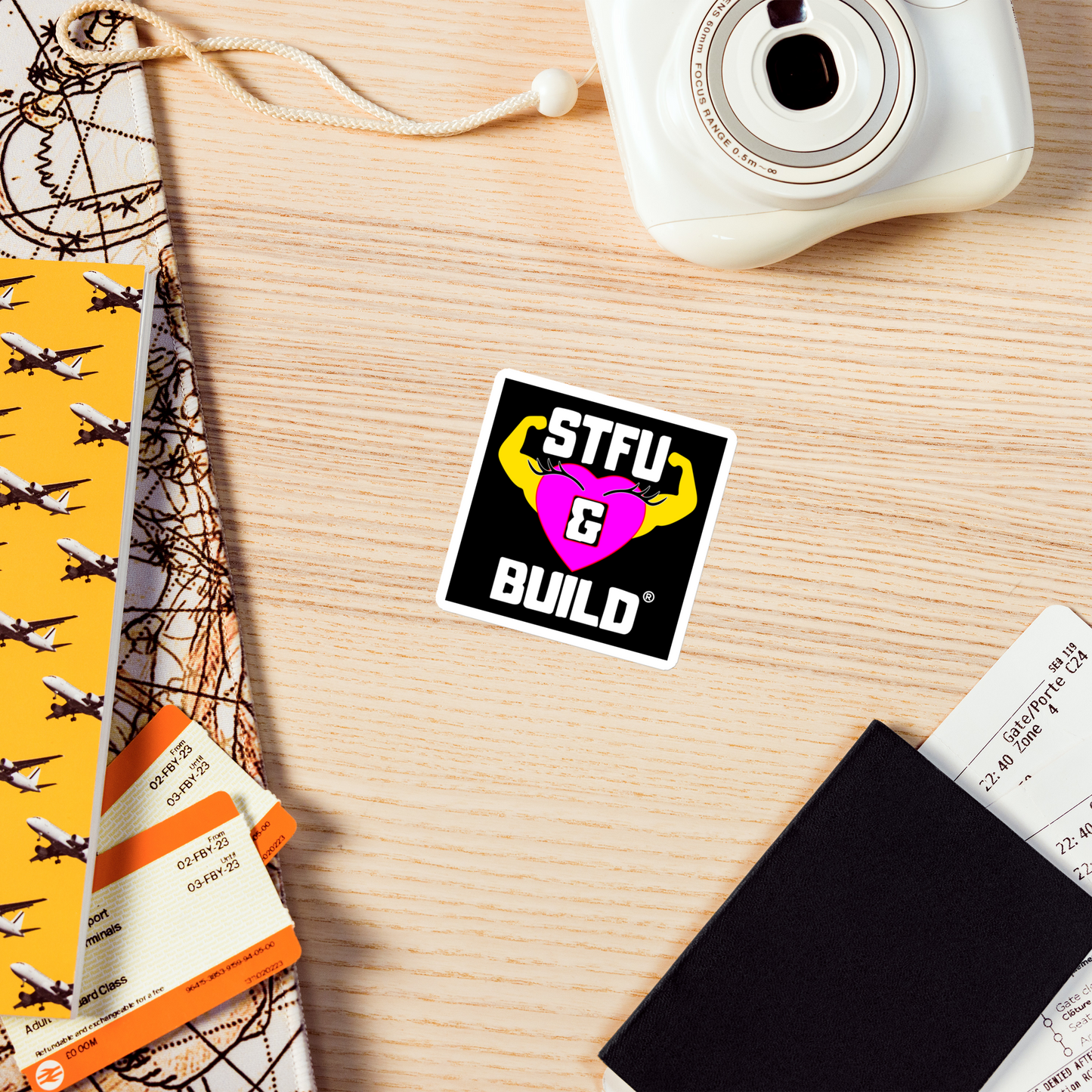STFU & BUILD® | Women’s Empowerment — Specialty Logo — Magnet