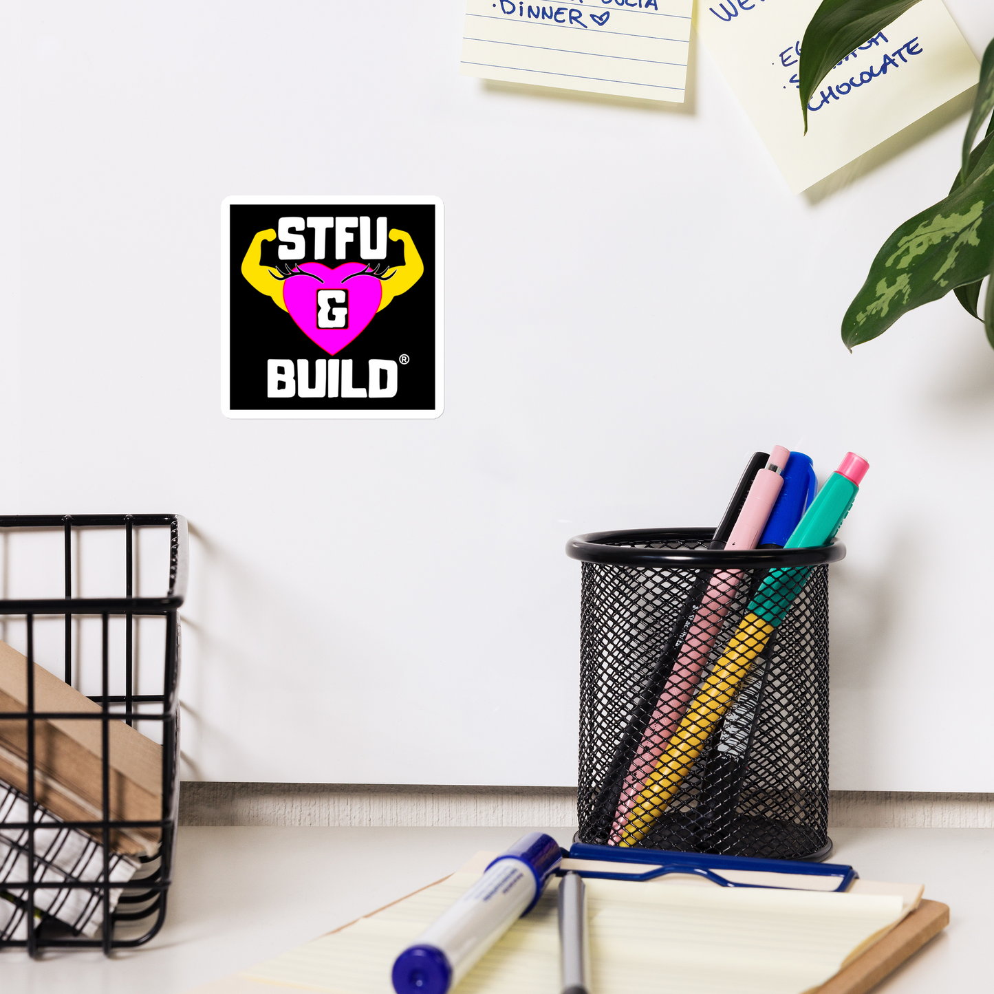 STFU & BUILD® | Women’s Empowerment — Specialty Logo — Magnet