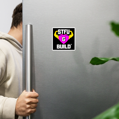 STFU & BUILD® | Women’s Empowerment — Specialty Logo — Magnet