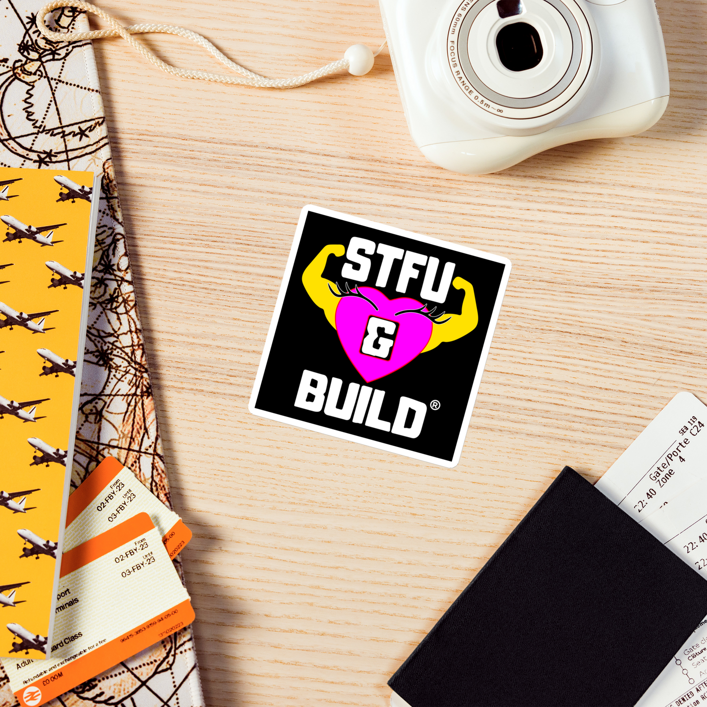 STFU & BUILD® | Women’s Empowerment — Specialty Logo — Magnet