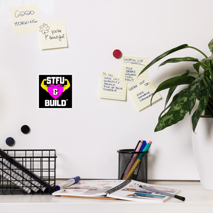 STFU & BUILD® | Women’s Empowerment — Specialty Logo — Magnet
