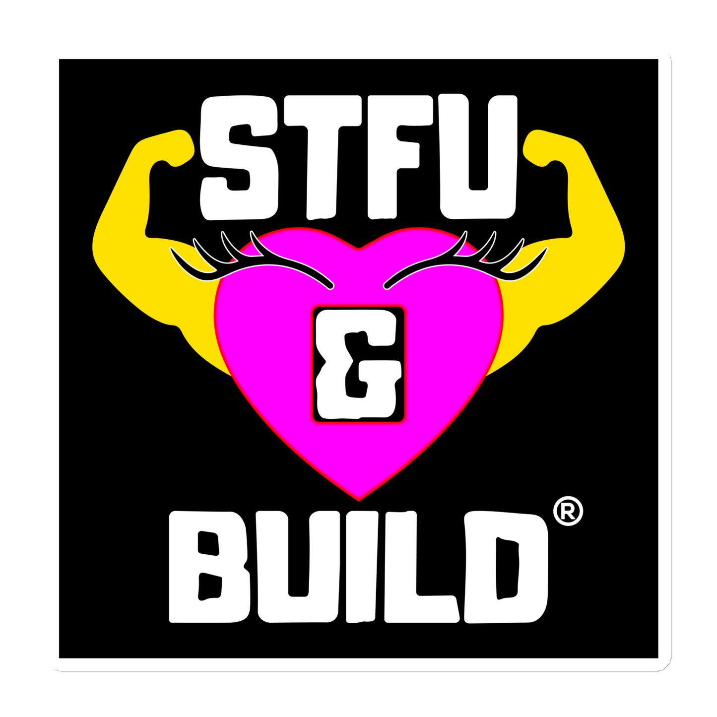 STFU & BUILD® | Women’s Empowerment — Specialty Logo — Magnet