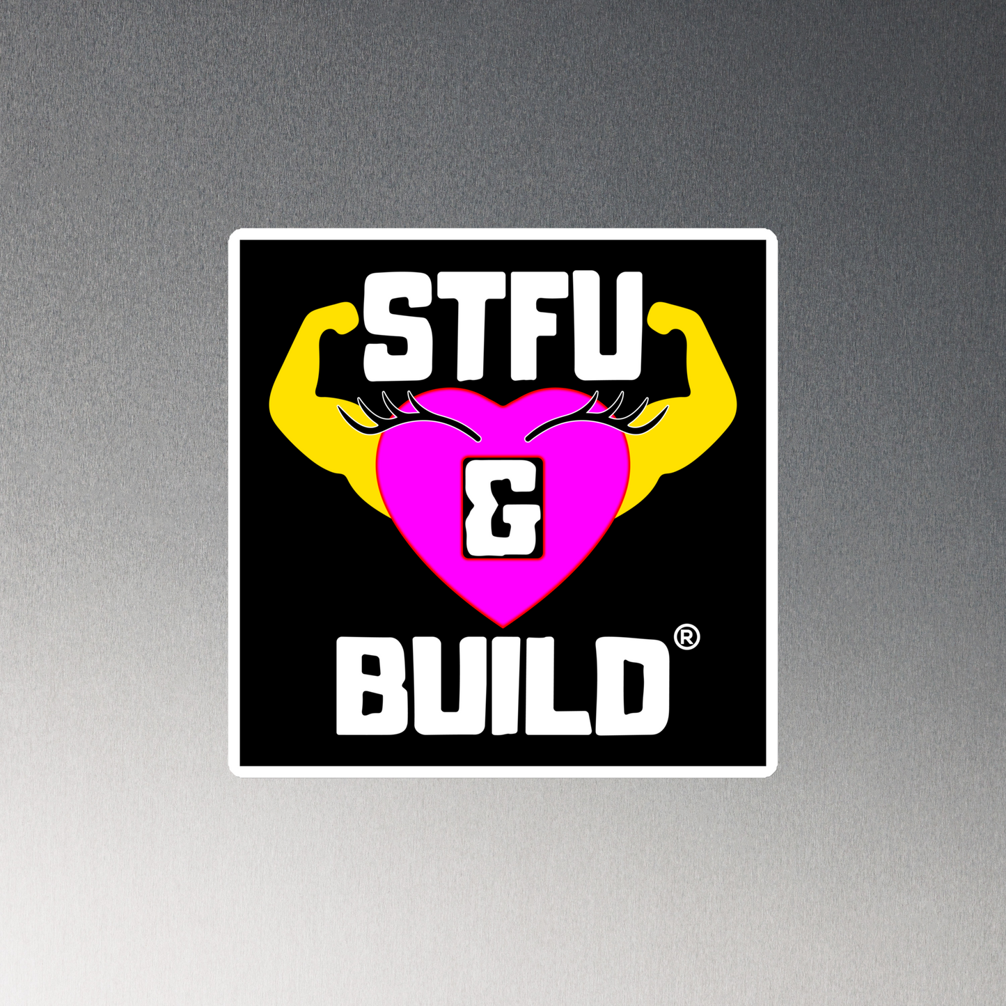 STFU & BUILD® | Women’s Empowerment — Specialty Logo — Magnet