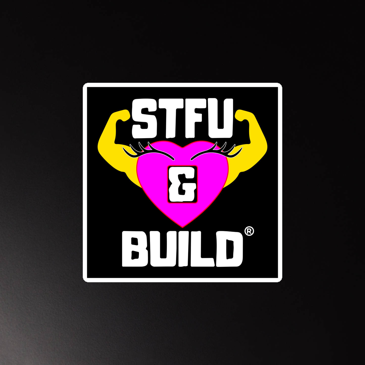 STFU & BUILD® | Women’s Empowerment — Specialty Logo — Magnet