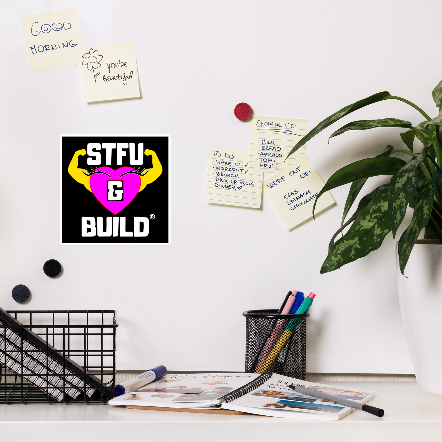 STFU & BUILD® | Women’s Empowerment — Specialty Logo — Magnet