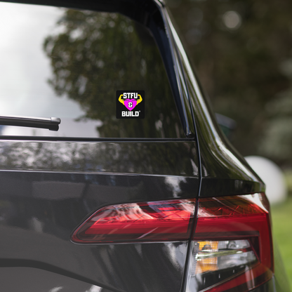 STFU & BUILD® | Women’s Empowerment — Specialty Logo — Sticker