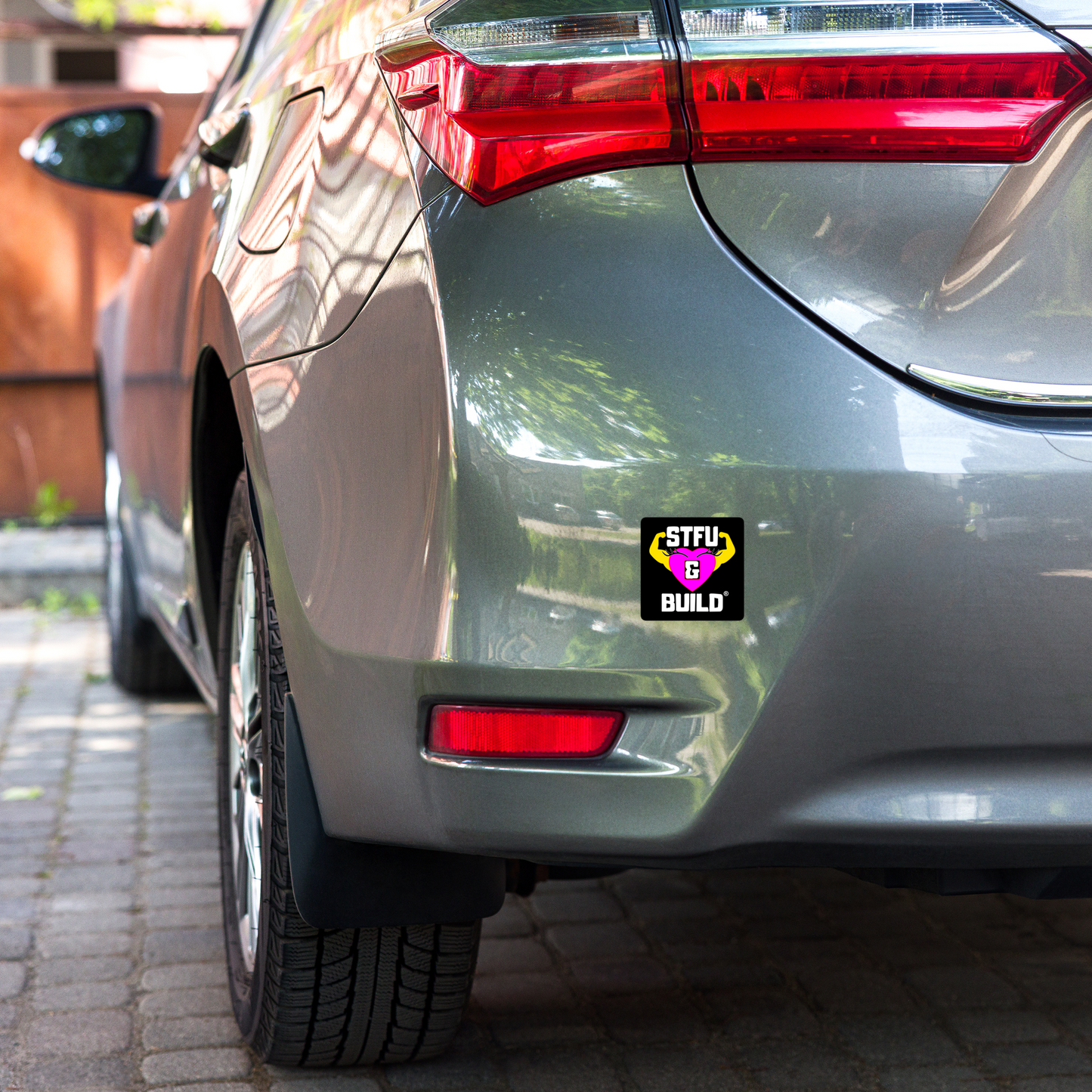 STFU & BUILD® | Women’s Empowerment — Specialty Logo — Sticker