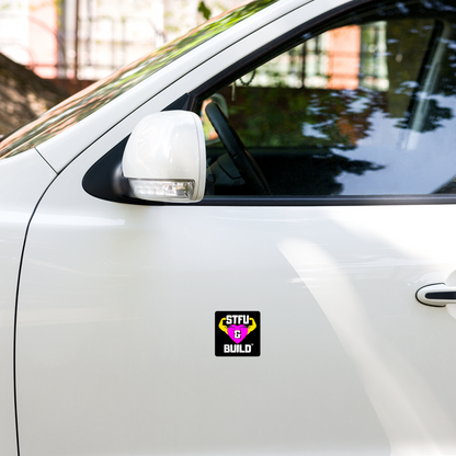 STFU & BUILD® | Women’s Empowerment — Specialty Logo — Sticker