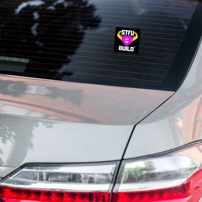 STFU & BUILD® | Women’s Empowerment — Specialty Logo — Sticker