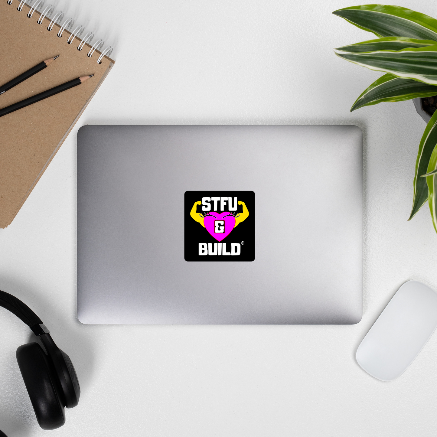 STFU & BUILD® | Women’s Empowerment — Specialty Logo — Sticker