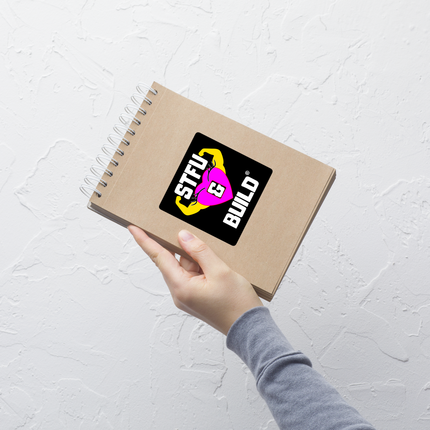 STFU & BUILD® | Women’s Empowerment — Specialty Logo — Sticker