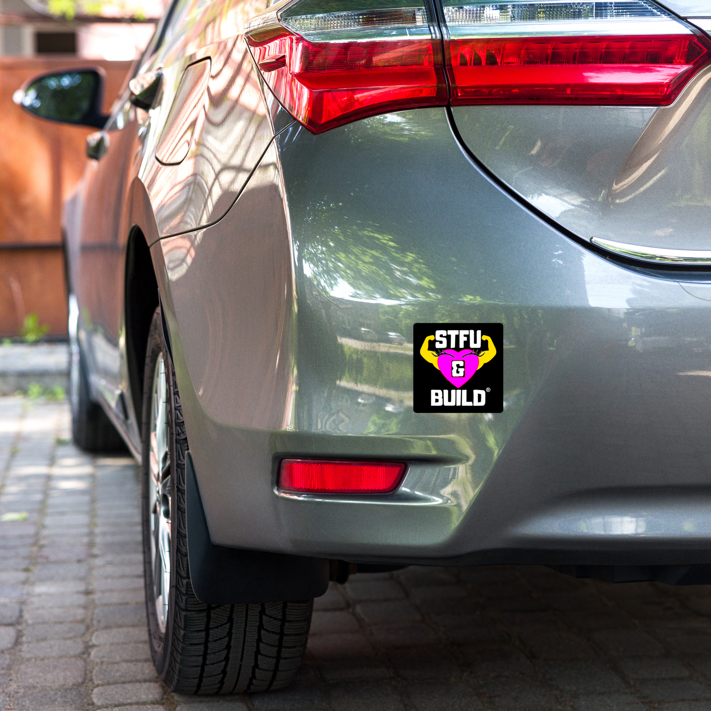 STFU & BUILD® | Women’s Empowerment — Specialty Logo — Sticker
