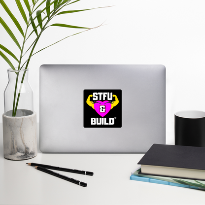 STFU & BUILD® | Women’s Empowerment — Specialty Logo — Sticker