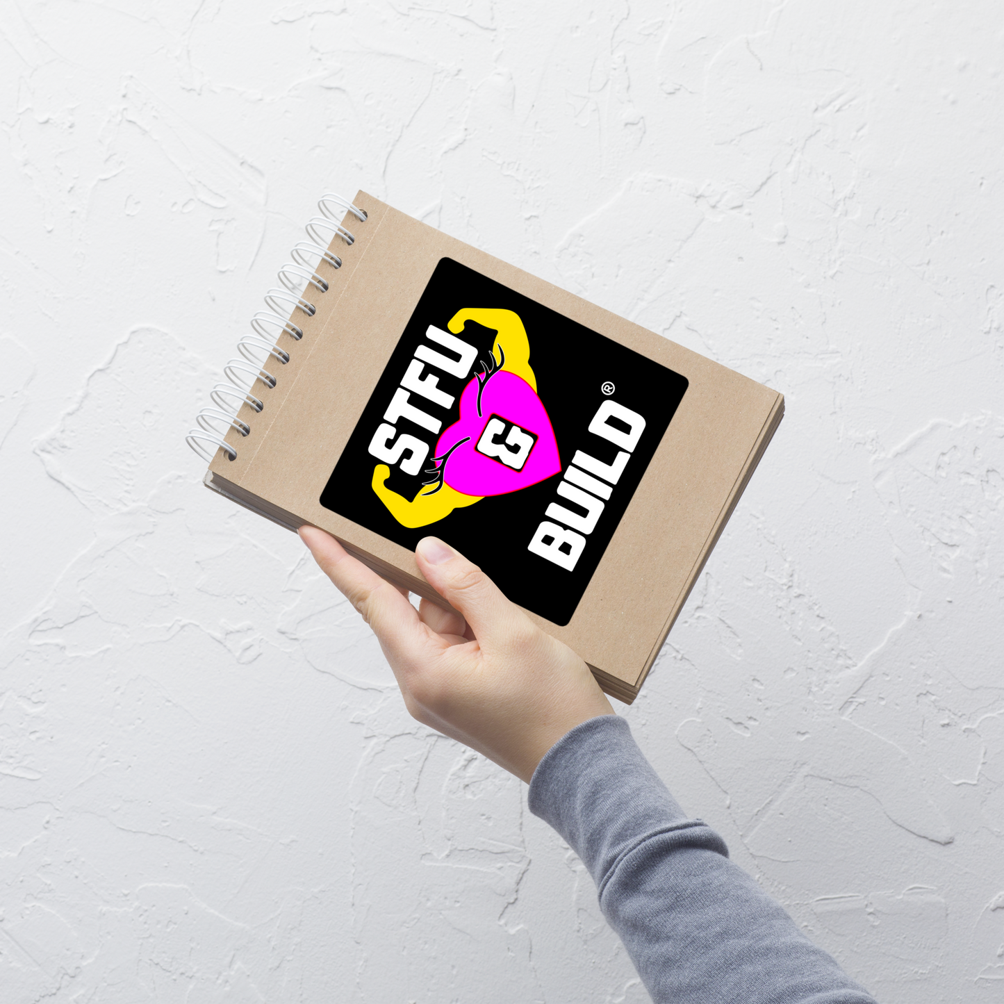 STFU & BUILD® | Women’s Empowerment — Specialty Logo — Sticker
