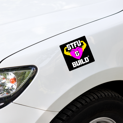 STFU & BUILD® | Women’s Empowerment — Specialty Logo — Sticker