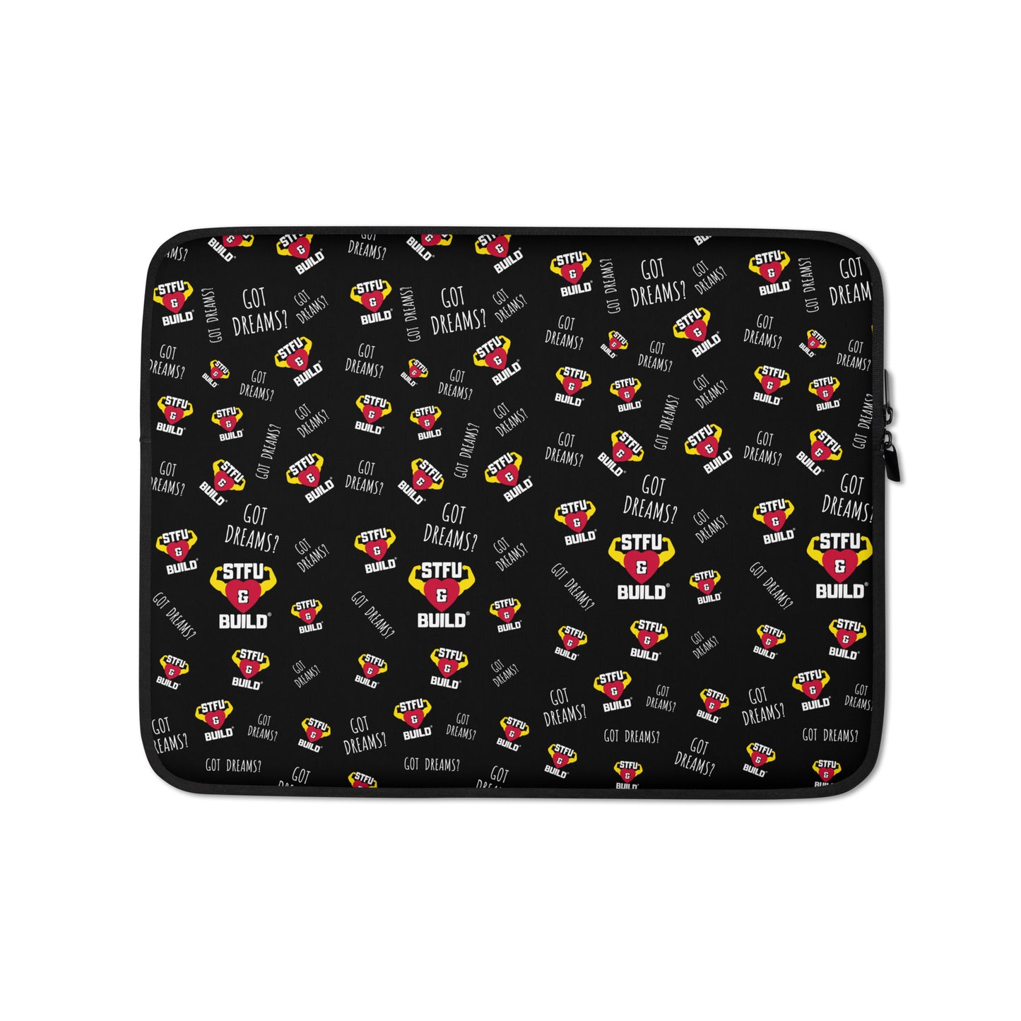 STFU & BUILD® | “Classic Collage” — Laptop Sleeve