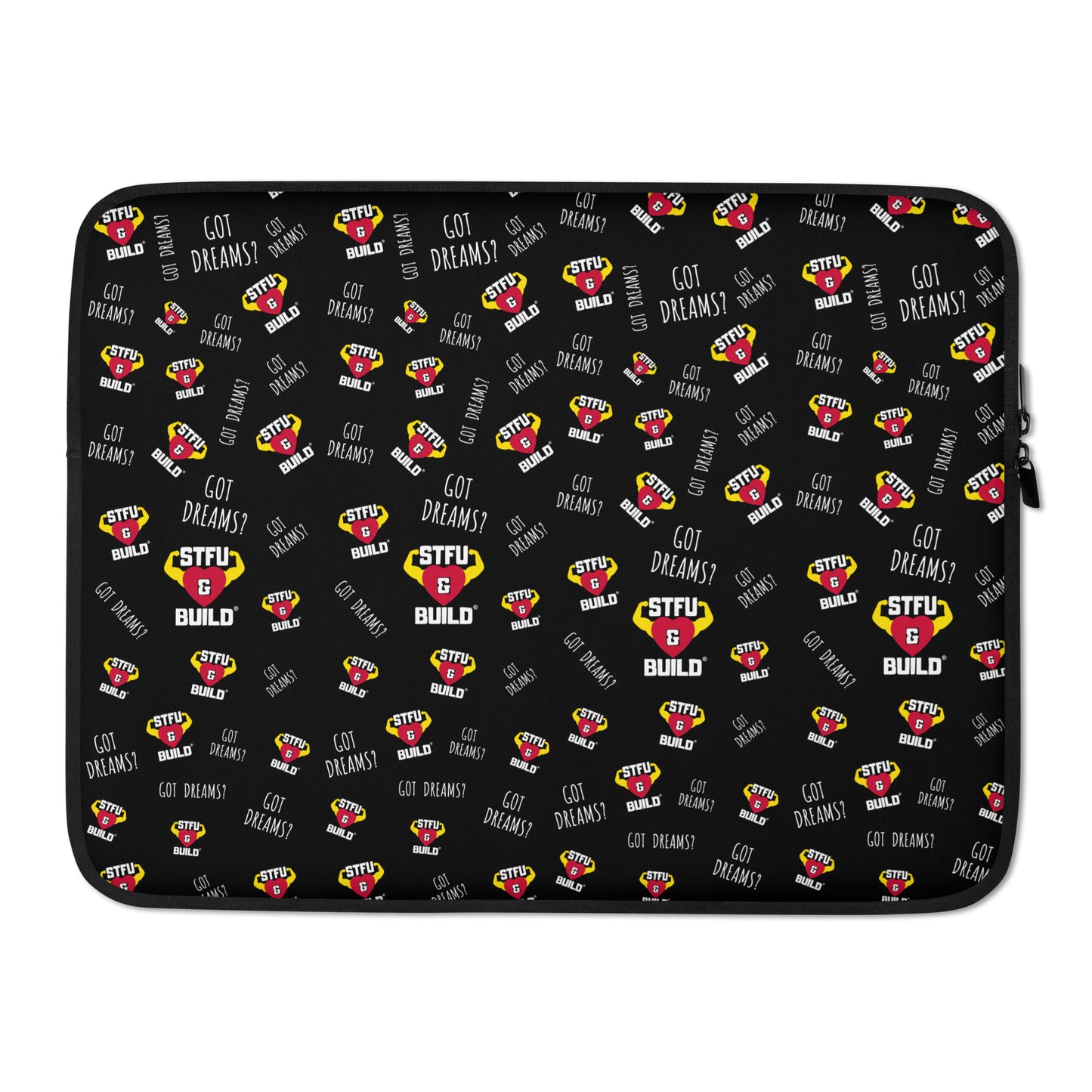 STFU & BUILD® | “Classic Collage” — Laptop Sleeve